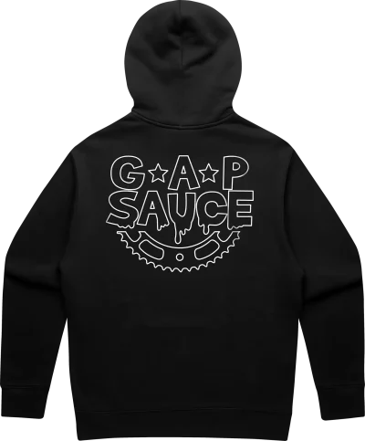 Outline Hoodie Black Back