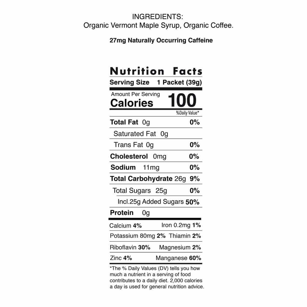CoffeeUnTapped_NutritionFacts